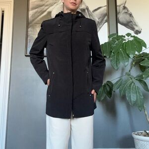 Women's Black Hooded Jacket